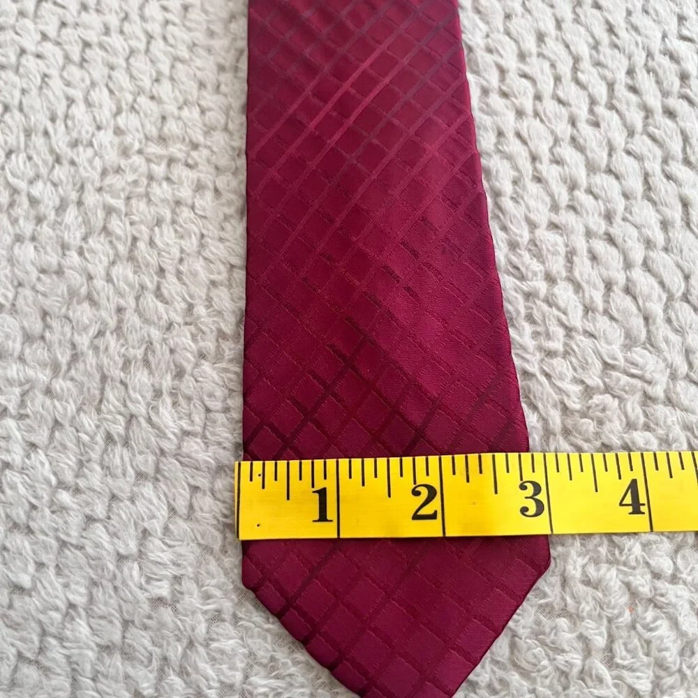 Perry‎ Ellis Portfolio Men's Burgundy Necktie